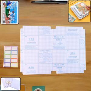 Premium Transparent Adhesive Book Cover Sheets (Mix Size / 30 Pc)