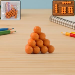 Ball Pyramid Toy – 3D Puzzle Building Brain Teaser Toy